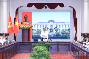 Tổng Bí thư, Chủ tịch nước Tô Lâm chủ trì làm việc với Đảng ủy Chính phủ và các cơ quan về tình hình thực hiện chính sách an sinh xã hội, nhất là đối với các đối tượng yếu thế, đề xuất chủ trương, giải pháp trong thời gian tới. (Ảnh: ĐĂNG KHOA)
