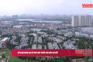 [Video] Đề nghị đánh giá kỹ mức đặt trước khi đấu giá đất