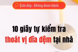 [Video] 10 giây tự kiểm tra thoát vị đĩa đệm tại nhà
