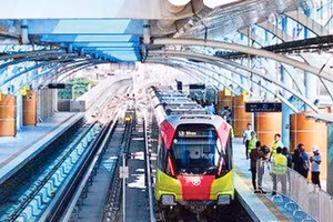 Tuyến metro Nhổn - ga Hà Nội đi vào vận hành (Ảnh VGP)