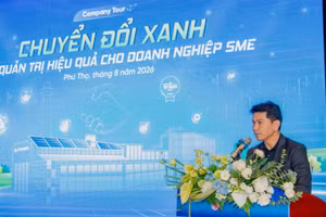 Ông Wichet Chuchaeu, Giám đốc Điều hành Khu vực Việt Nam, ngành xi-măng và vật liệu xây dựng, Tập đoàn SCG, kiêm Phó Chủ tịch SCG Việt Nam phát biểu tại sự kiện ESG Company Tour 2026.