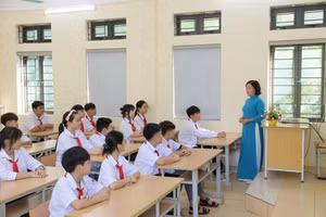 Đổi mới hoạt động dạy và học ở xã Lương Sơn, tỉnh Phú Thọ. Ảnh: Ngọc Hoa