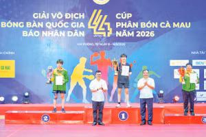 Hai vị trí trong nhóm dẫn đầu thuộc về các tay vợt nữ Thành phố Hồ Chí Minh. Ảnh: Thế Đại