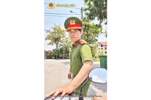 Gương mặt diễn như không diễn của “idol Tiktok”.