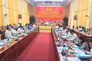 Quang cảnh hội nghị. (Ảnh: VĂN ÚT)