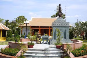 Đền thờ Nguyễn Hữu Cảnh - nơi lưu dấu người đi mở cõi. (Ảnh: HÀ ANH CHIẾN)