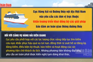 [Video] Siết chặt an toàn vận tải khách đường thủy sau vụ lật canô ở Phú Quốc
