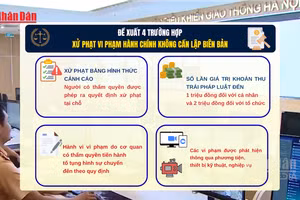 [Video] Đề xuất 4 trường hợp xử phạt vi phạm hành chính không cần lập biên bản