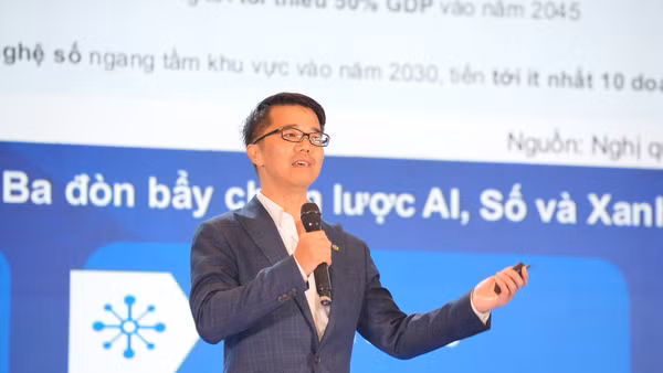 Ông Lê Hùng Cường, Tổng Giám đốc FPT Digital cho rằng AI đang trở thành động lực quan trọng nhất của tăng trưởng và phát triển bền vững trong giai đoạn mới.