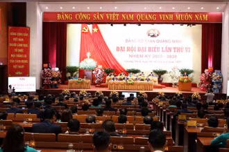 Quang cảnh Đại hội Đảng bộ Than Quảng Ninh lần thứ VI, nhiệm kỳ 2025-2030.