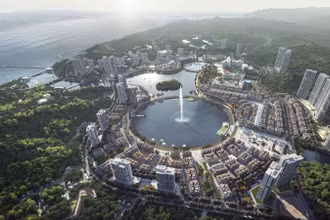 Phối cảnh Khu dịch vụ du lịch phức hợp casino Vân Đồn.