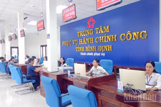 Giải quyết thủ tục hành chính theo mô hình chính quyền 2 cấp.