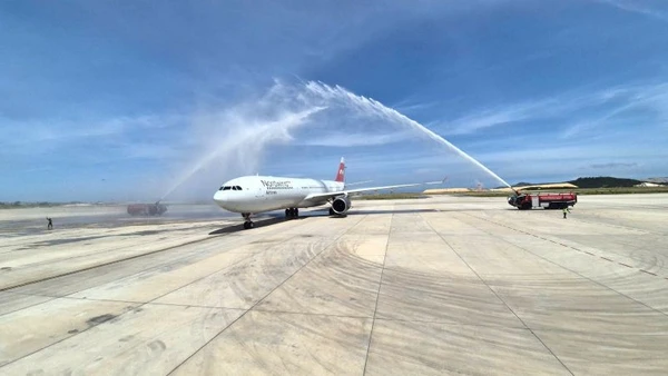 Chuyến bay RA73850 của Hãng hàng không quốc tế Nordwind hạ cánh an toàn tại sân bay quốc tế Cam Ranh.