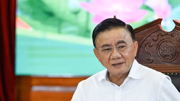 Đồng chí Trần Cẩm Tú, Ủy viên Bộ Chính trị, Thường trực Ban Bí thư. (Ảnh: DUY LINH)