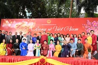 Chương trình Tết cộng đồng 2026 với chủ đề Rạng rỡ Việt Nam. (Ảnh: MINH THẮNG)