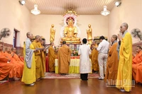 Buổi lễ được tổ chức tại chùa Phổ Phước ở thủ đô Bangkok.