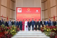 Các đại biểu tham dự lễ kỷ niệm 80 năm Quốc khánh.
