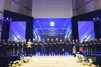 Lễ ra mắt Ban Chấp hành Hội Người Việt Nam toàn Thái Lan nhiệm kỳ 2026-2028. (Ảnh: XUÂN SƠN)