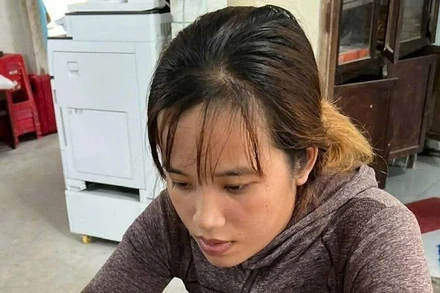 Đối tượng Thư bị bắt giữ sau hai giờ gây án.