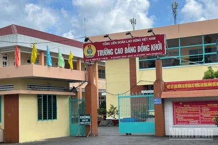 Thanh tra tỉnh Vĩnh Long phát hiện nhiều sai phạm tại công trình do Trường cao đẳng Đồng Khởi làm chủ đầu tư.