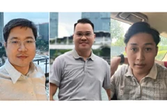 Các đối tượng bị khởi tố.