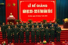 Lễ bế giảng năm học 2024-2025 tại Học viện Quốc phòng. 