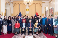 Tình đoàn kết giữa hai dân tộc, hai Đảng và hai nước Việt Nam-Lào là nền tảng vững chắc cho mọi hợp tác. (Ảnh: MINH DUY)