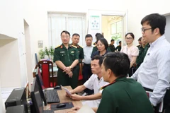 Hội đồng kiểm tra thực tế hạ tầng công nghệ thông tin, các hệ thống (HIS, LIS, PACS, EMR...) tại các khoa, ban trong Viện.