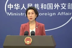 Người phát ngôn Bộ Ngoại giao Trung Quốc Mao Ninh. (Ảnh: CCTV)
