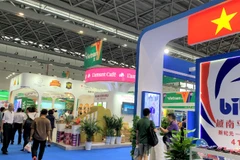 Gian hàng Việt Nam tại một hội chợ lớn ở Trung Quốc (Ảnh minh họa)