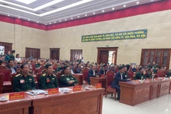 Các đại biểu dự lễ khai mạc diễn tập tác chiến phòng thủ khu vực năm 2025.