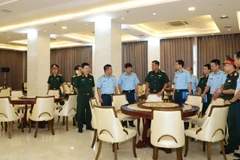 Đoàn công tác Tổng cục Hậu cần-Kỹ thuật kiểm tra thực tế công tác bảo đảm ăn, ở, đưa đón đại biểu của Bộ Quốc phòng tham dự Lễ kỷ niệm.