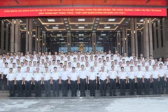 Thủ trưởng Bộ Tư lệnh cùng các đại biểu và thí sinh tại Lễ khai mạc.