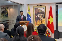 Đại sứ Đặc mệnh toàn quyền Venezuela tại Việt Nam Juan Carlos Fernandes Juárez khẳng định tầm quan trọng của quan hệ ngoại giao Việt Nam-Venezuela. (Ảnh: KHẮC KIÊN)