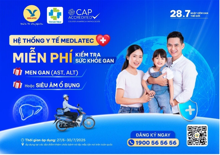 Cơ hội kiểm soát lá gan 0 đồng tại MEDLATEC, diễn ra từ nay đến hết 30/7/2025. melatec-3.jpg