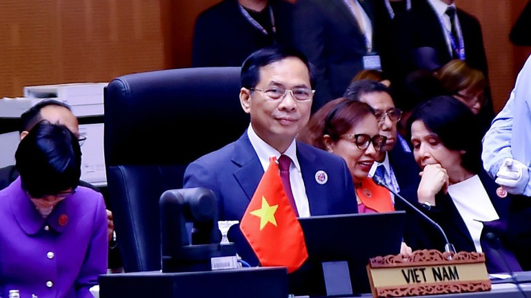 Phó Thủ tướng, Bộ trưởng Ngoại giao Bùi Thanh Sơn tham dự phiên họp toàn thể. (Ảnh: BNG) pttg-btng-7305.jpg