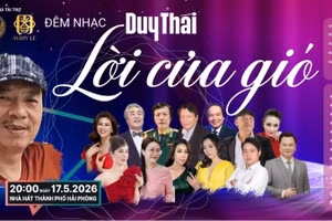 Poster đêm nhạc "Duy Thái và Lời của gió".