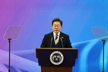 Tân Tổng thống Hàn Quốc Lee Jae-myung. (Ảnh: THX/TTXVN)