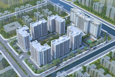 Mô phỏng Dự án đầu tư xây dựng nhà ở xã hội Hoa Lư, tỉnh Ninh Bình.