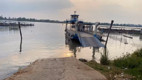 Bến đò số 28, ấp Tân Dinh, xã Tân Long, tỉnh Đồng Tháp, nơi xảy ra vụ tai nạn.