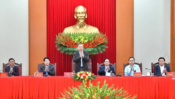 Thanh Hóa Thực Hiện Thắng Lợi Nhiệm Vụ Then Chốt, Trọng Tâm Tổng Bí Thư Tô Lâm Phát Biểu Tại Phiên Họp Tiểu Ban Văn Kiện Đại Hội Xiv Của Đảng. (Ảnh: Đăng Khoa)