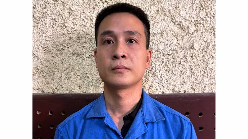 Đối tượng Bùi Thanh Long. (Ảnh Công an Hải Phòng)