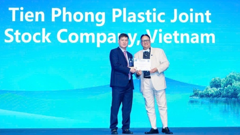 Tại Lễ trao Giải thưởng Chất lượng Quốc tế châu Á-Thái Bình Dương (GPEA 2025) được tổ chức tại Trung tâm Hội nghị Quốc tế Bắc Kinh (Trung Quốc), Nhựa Tiền Phong vinh dự nhận Giải thưởng với cấp độ World Class (mức cao nhất).