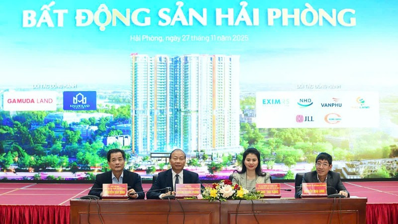 Diễn đàn "Tâm điểm đầu tư bất động sản Hải Phòng" tổ chức tại Hải Phòng.