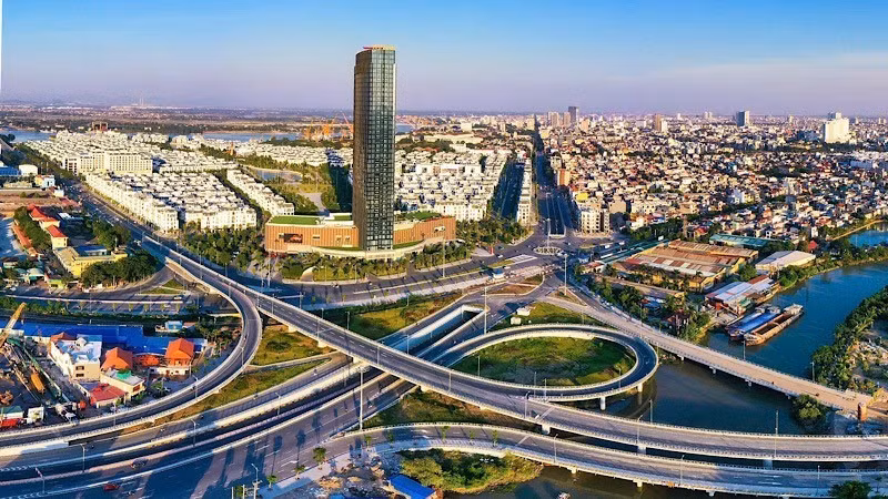 Một góc thành phố Hải Phòng hôm nay. (Ảnh minh họa: ĐỨC NGHĨA)