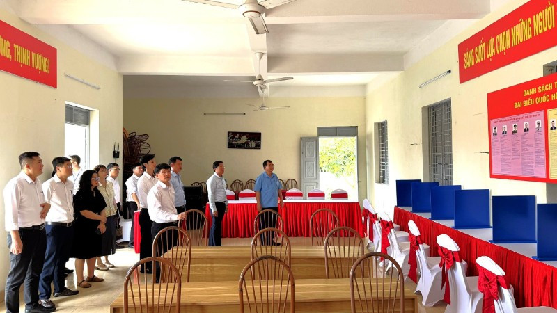 Một điểm bỏ phiếu bầu cử đại biểu Quốc hội khóa XVI và đại biểu Hội đồng nhân dân các cấp nhiệm kỳ 2026-2031 ở phường Nam Đồ Sơn (Hải Phòng).