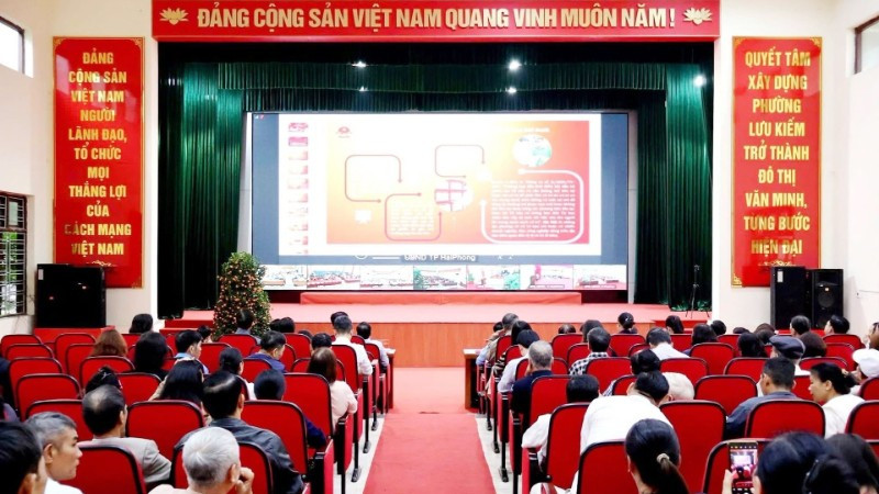 Một hội nghị tập huấn về công tác bầu cử được tổ chức bằng hình thức trực tiếp kết hợp trực tuyến ở Hải Phòng.