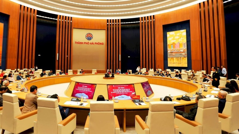 Quang cảnh buổi gặp gỡ, trao đổi và tham vấn ý kiến đối với Đề án “Xây dựng Hải Phòng trở thành thành phố âm nhạc giai đoạn 2026-2030, tầm nhìn đến năm 2045”.