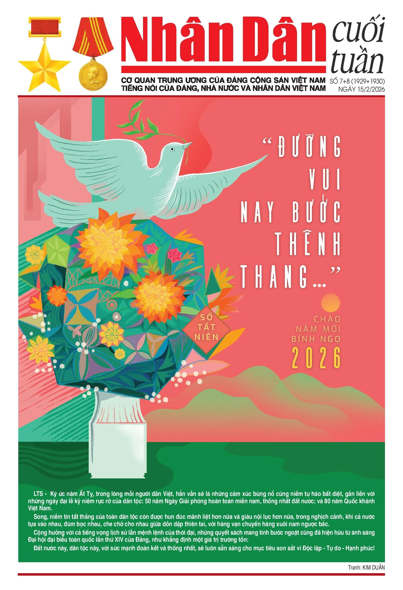 Báo Nhân Dân cuối tuần số 1929-1930: Hành trình khai sáng và đấu tranh
