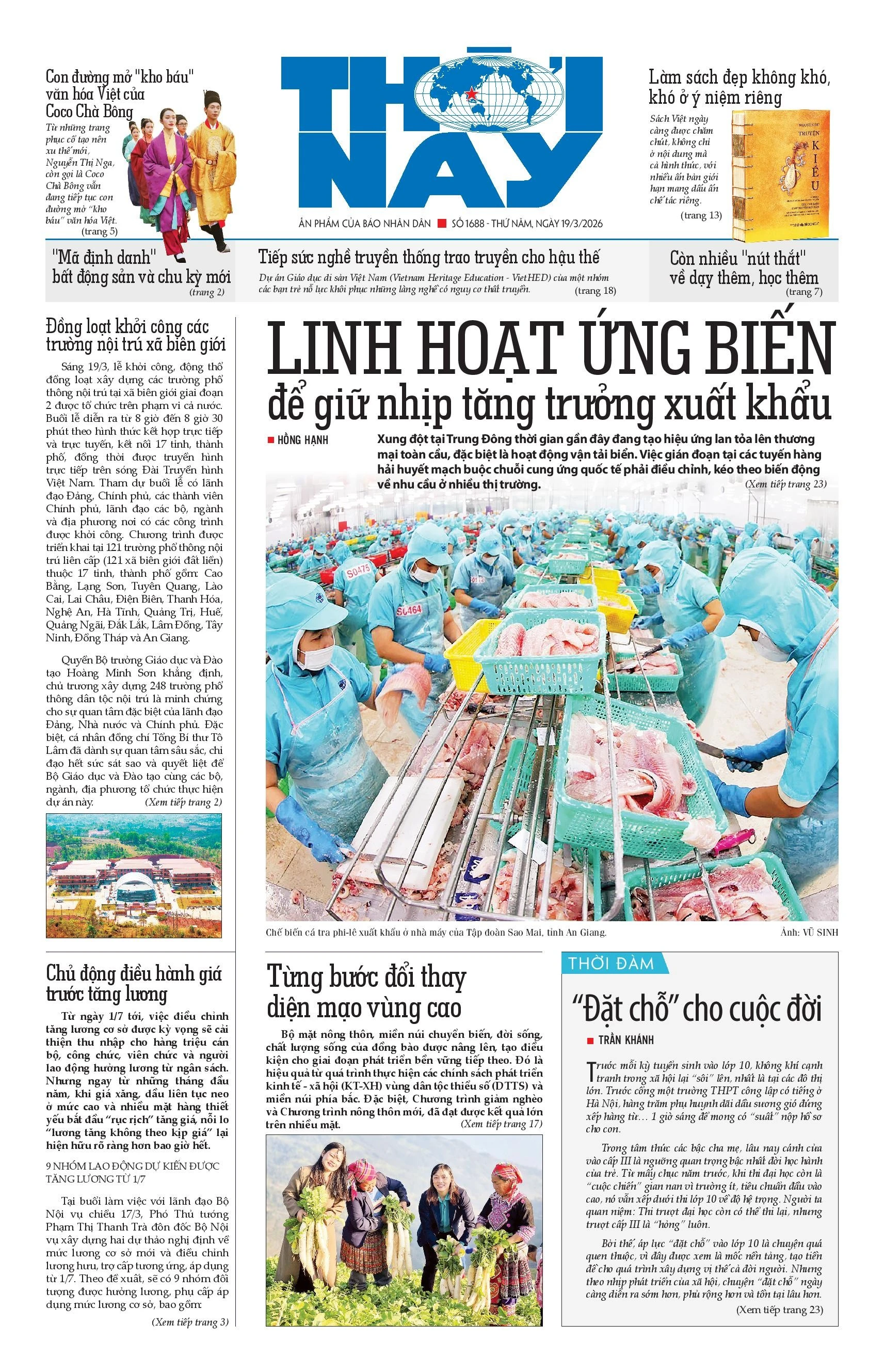 Báo Thời Nay Số 1688: Điểm Tin Chính Trị, Kinh Tế, Xã Hội Nổi Bật